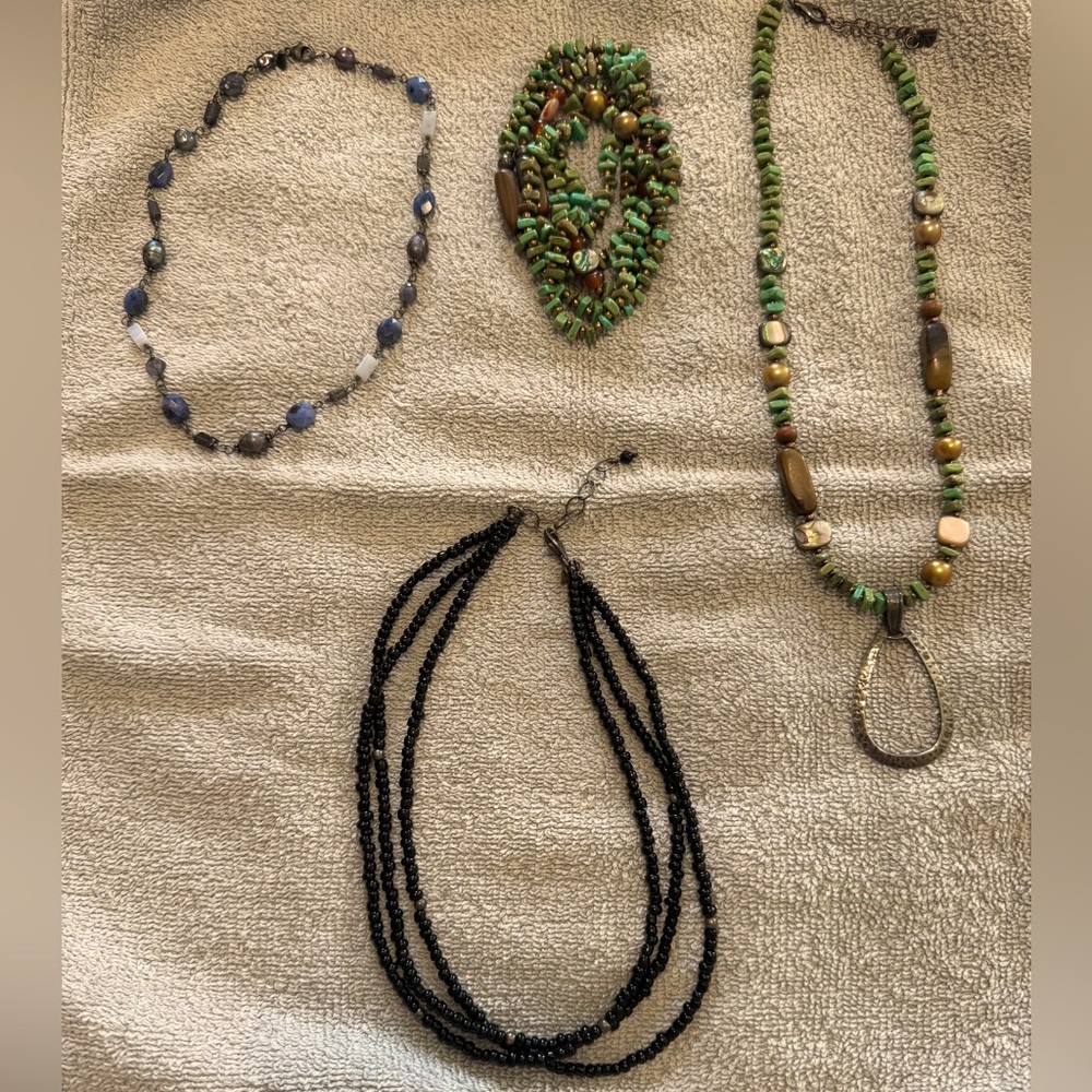 Retired Silpada Fun Trio of Neckaces & Bracelets